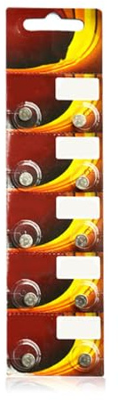 WGBOSMG 10 batterie a bottone SR621SW da 1,5 V AG0 AG1 a AG12 per orologi da polso ed elettronica, sicure e durevoli, piccole batterie elettroniche