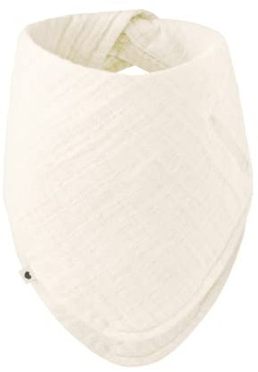 Bibs Bandana Weiches Lätzchen. Bio-Baumwoll-Musselin. Dänisches Design, Einheitsgröße (0-36 Monate), Ivory