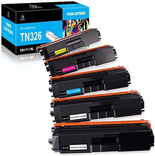 LeciRoba TN326 Toner für Brother TN326 TN321 für Brother HL-L8250CDW HL-L8250CDN HL-L8350CDW HL-L8350CDWT MFC-L8600CDW MFC-L8650CDW MFC-L8850CDW DCP-L8400CDN DCP-L8450CDW (5-Packung)