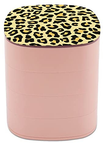 Schmuckkästchen Tiermuster-Leopard Reise-Schmuckkästchen Für Halsketten, Ringe, Ohrringe