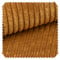 novely® PORTO - Polsterstoff in Breitcord-Optik - Ultraweicher Möbelstoff - Pflegeleichte Meterware 1 lfm Farbe: 42 Orangegelb