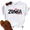 Zumba Athletic Top Grafik Kurzarm Rundhalsausschnitt T-Shirt Dance Workout Top Casual T-Shirt für Frauen Slim Fit