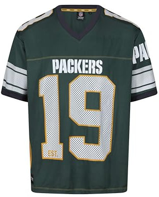 Recovered Green Bay Packers Green NFL Oversized Jersey Trikot Mesh Relaxed Top - 4XL