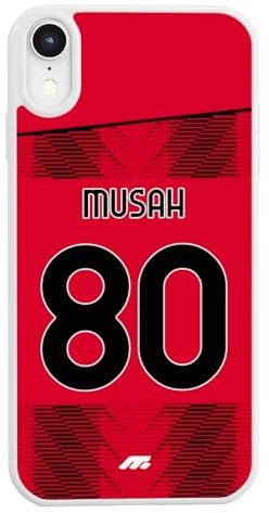 MYCASEFC Coque Football Yunus Musah Milan Personnalisée Nokia. Housse de Football pour Smartphone pour Les Fans de Football - Idée Cadeau - Design de qualité supérieure.