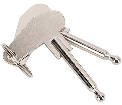 AOWINHIT Clé de en Métal, 2 Pièces, 5mm de Diamètre, Vintage, Universel, pour Tracteur, Pelle, Camion,Clés de voiture