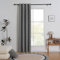 Tenger Home Rideau occultant Chanvre de Coton Rideau Coulissant, Panneaux Rideau de Chambre à Coucher avec œillets Ombrage à 100%, 1 pièce (150 x 150 cm)