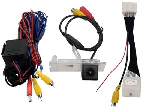 HD Rückfahrkamera Für Clio 4 IV Für MK3 Für MK4 2012-2018 & Bildschirm Fisheye Dynamische Flugbahn HD Auto Rückansicht Backup-Kamera Rückfahrkameras(No LED)