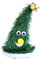 Tanzende Weihnachtsmützen, Rotierender Weihnachtsbaum mit Musik, Tanzender Weihnachtsbaum, Weihnachtliches Tischdekorationsspielzeug, Singender und Tanzender Weihnachtsbaum, (A)