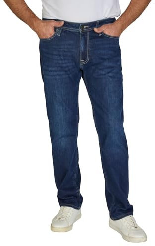 JACK & JONES JJIGLENN Jeans Uomo Stretch Slim Fit Jeans Pantaloni Denim Blu Nero 30 31 32 33 34 36 38, Blue Denim (Cb 142), 32W x 32L