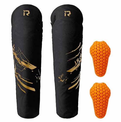 Iron JIA’S Motorrad Knieschützer Herren Winter, abnehmbare CE2-Schutzausrüstung, warm Wasser Winddicht