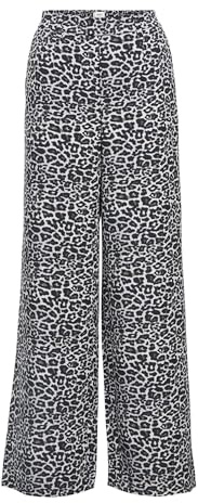 Object Female Hose mit weitem Bein Leoprint