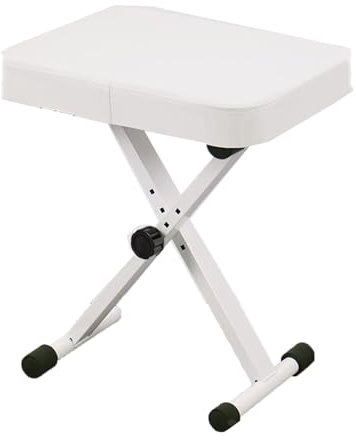 LWZQRVCT Piano Stool Chair, Leather Four gears Lifting Keyboard Bench can be used by children/teens/adults/elderly people of different ages(White)