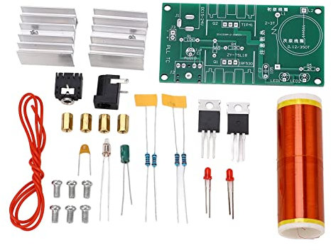 Mini Music Coil Kit de plasma Diy Generador de de transmisión inalámbrica Kit 15‑24VDC Entrada