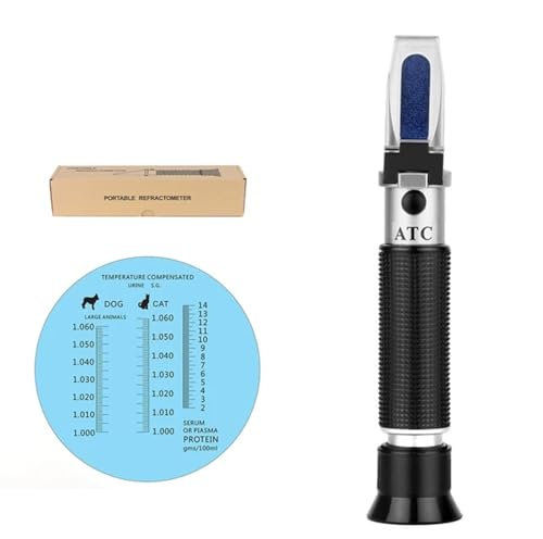 Refraktometer Haus Haustier Hund Katze Urin anteil Protein Serum Plasma Hämoglobin Tierärzte Werkzeuge