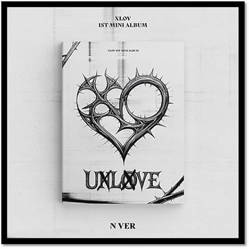 Kpop album, XLOV UXLXVE [Standard Ver.] 1. Mini-Album (N Ver.) + Extra photocards