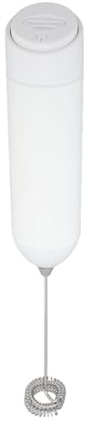 Milchaufschäumer, elektrisch, handgehalten, hohe Geschwindigkeit, 19.000 U/min, tragbarer Schaumbereiter, Schneebesen für Kaffee, Latte Macchiato, Cappuccino, ABS, 4,7 Unzen,