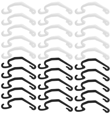SHINEOFI Plastic Small Animal Cage Fasteners Clips 40Pcs for Rabbit Hamster Wire Mesh Cages Easy Installation Sturdy Edge Connectors
