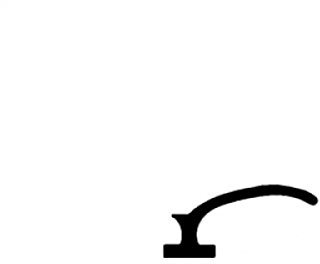 DIWARO. | Lippendichtung LP229 | schwarz | 5 Meter | TPE | Dichtung für Kunststofffenster, Aluminiumfenster, Holzfenster, sowie Kunststofftüren, Aluminiumtüren, Holztüren