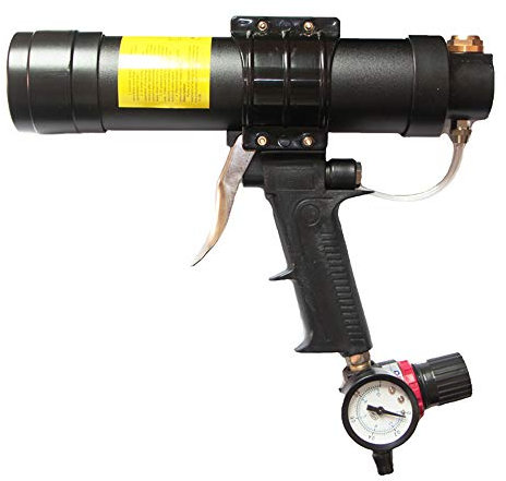 Zylinder Druckluft Kartuschenpistole-TopSer CK-08 310 ml Air Kartuschenpistole mit 23 cm Aluminium Schaft für 310 ml Glas Kleber für Home Dekoration,Kleber Konstruktion Industrie,Hardware Tools