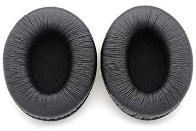 Cuscinetti di ricambio per cuffie Sony MDR-7506 MDR-V6 MDR-CD 900ST, colore nero