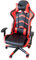 NATIV LEMODO Gaming-Sessel mit Wippmechanik - höhenverstellbarer Zockerstuhl - drehbarer Gaming-Stuhl - höhenverstellbare Armstützen - schwarz-rot - bis 150kg