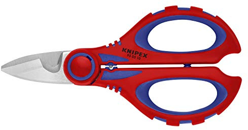 KNIPEX Tools 95 05 10 SBA Electricians' Shears with Crimp Area for Ferrules, 6.25-Inch