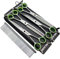 7,0 Zoll Professional Set de ciseaux de toilettage pour chiens Gerade & Ausdünnen & Gebogen & Chunker & Kamm 5 Stück in 1 Set für Linkshänder & Rechtshänder