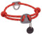 RUFFWEAR Knot-a-Collar - Collier pour Chien Réfléchissant et Réglable, Taille M (36-51 cm), Rouge Coquelicot