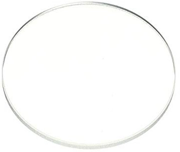 Eichmüller Uhrenglas Ersatzglas Mineralglas Flach Stärke 3,0 mm Ø 25-45 mm (31 mm)