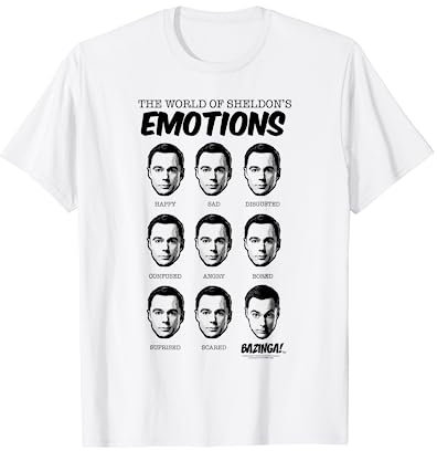 The Big Bang Theory Sheldon's Emotions T-Shirt