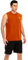 MEETWEE Men's Tank Top, Mesh Sleeveless T-Shirt Quick Dry Muscle Tank Shirt Sport Undershirt Gym Vest for Fitness Workout Athletic Running (Orange, S)