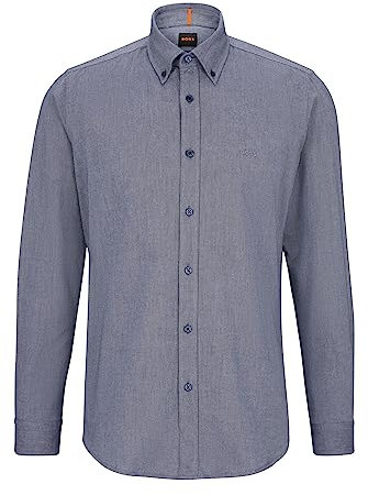 BOSS Herren Rickert Shirt, Navy418, S EU
