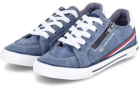 TOM TAILOR Jungen 5372904 Sneaker, Sky, 32 EU