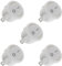 HUAREW Interruttore a bilanciere ON/OFF KCD1 Mini interruttore a levetta rotondo SPST 2Pin a scatto con fili precablati AC 6A/250V 10A/125V, per auto Barca (5 pezzi)