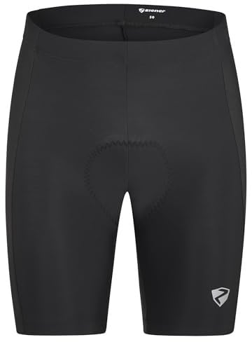 Ziener Herren Nekis X-Function Fahrrad-Tight Rad-Hose Mountainbike Rennrad - Atmungsaktiv,schnelltrocknend,gepolstert, Schwarz, 58 EU