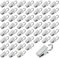 UMCHU 50 Stück 430 Edelstahl-Clips,Haken für Vorhänge,Metall-Clip für Duschvorhänge,zum Aufhängen von Lichterketten, Vorhängen, Fotos, Heimdekoration