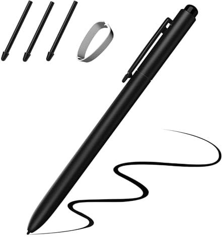 TiMOVO EMR Stylet Compatible avec Le Remarkable 2, Stylo Numérique EMR pour Remarkable avec Gomme, Inclinaison, Sensibilité 4096, Rejet de la Paume, Stylo pour Remarkable 2 Kindle Scribe EMR Devices