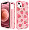 Pegmode for iPhone 13 Mini Phone Case - Heavy Duty Protective Designer Strawberry Cute Cartoon Hard Shockproof Bumper Cases for Apple iPhone 13 Mini for Girly Women Men Girls Boys Teens