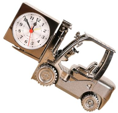 HOMSFOU Auto Spielzeug Für Kinder Dekoration Für Zuhause Modell Ornament Tischuhr Verzierung Dekorativer Wecker Tisch Schreibtisch Zeit Lautes Kind LKW Nummer
