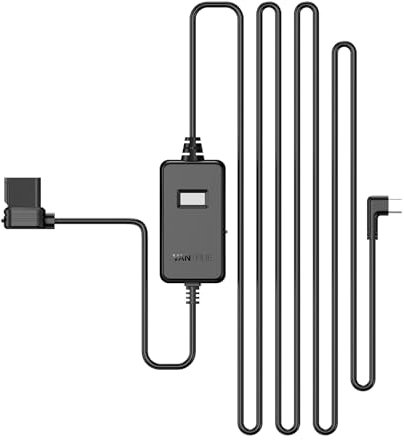 VANTRUE USB-C OBD Hardwire Kit 3 Level with Display for N5/N4 Pro/N4/N2X/E360/S1 Pro/E1 Pro/E1/E1 Lite/E2/E3/X4S/N2 Pro(USB-C)/N2S/S2 Dashcam 24H Parking Mode, Low-Voltage Protection, 11.5ft