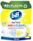 Biff Bad Total Mix & Clean Spritzige Zitrone Badreiniger (125 ml), Bad Reiniger gegen Kalk & Schmutz, Konzentrat zum Auffüllen mit 92% weniger Plastik, recycelbar
