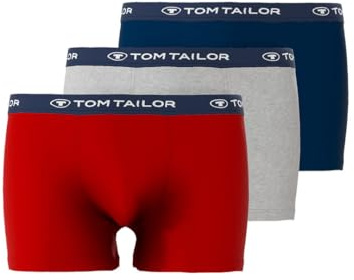 TOM TAILOR 70162 Buffer Hipster 6er Pack 420 rot mittel Uni XXL