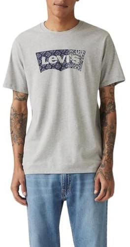Levi's Graphic Crewneck Tee Batwing Bandana Fil, Batwing Bandana Fill, M