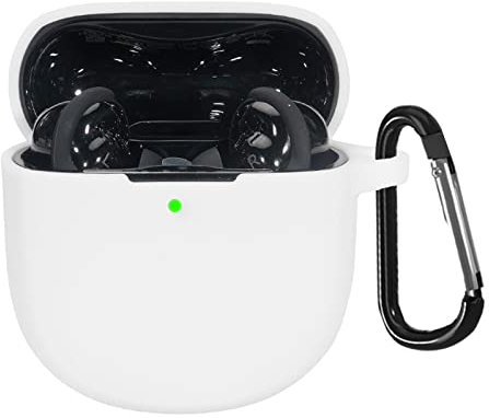 YAODLE Compatibile con Bose QuietComfort Earbuds II e Ultra Earbuds Custodia protettiva antiurto con moschettone, anti-impronte, anti-abrasione (bianco)
