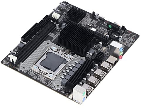 Placa Base X58, Placa Base para Juegos Material 2xDDR3 del PCB para Computadora para PC de Escritorio