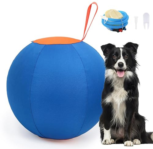 Hüteball für Border Collies, Herding Ball für Hunde, groß, Mehrzweck-Welpenspielzeug, Hundeanreicherungsspielzeug zum Spielen, Trainieren, Entspannen
