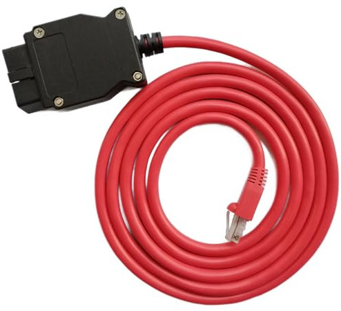 Enet OBD2 ethernet Cable RJ45 OBDII Adapter for F G- Series Compatible with E SYS I COM ISTA+ OBD Cable 2M