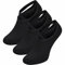 GAWILO Damen Yoga & Pilates Socken (3er-Pack) | kurze Stoppersocken mit Bändchen | ideal auch als Hausschuhe (DE/NL/SE/PL, Numerisch, 35, 38, Regular, Regular, schwarz)