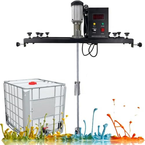 FHSLKXIM Rührwerk, Handelsübliche Farbrührmaschine, Elektrische Tankmischmaschine Mit Halterung, Farbmischgerät, Für Tintenrührwerk