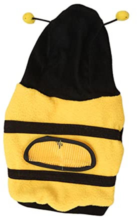 Toyvian 1stück Pet Holiday Bee Costume Lustiges Halloween-Outfit Für Hunde Warmes Und Bequemes Hundekostüm Für Kleine Welpen Und -rassen Kreative Und Einzigartige Tierbekleidung